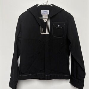 Classic Vintage Black Sailor Jacket